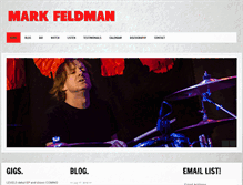 Tablet Screenshot of markfeldman.org